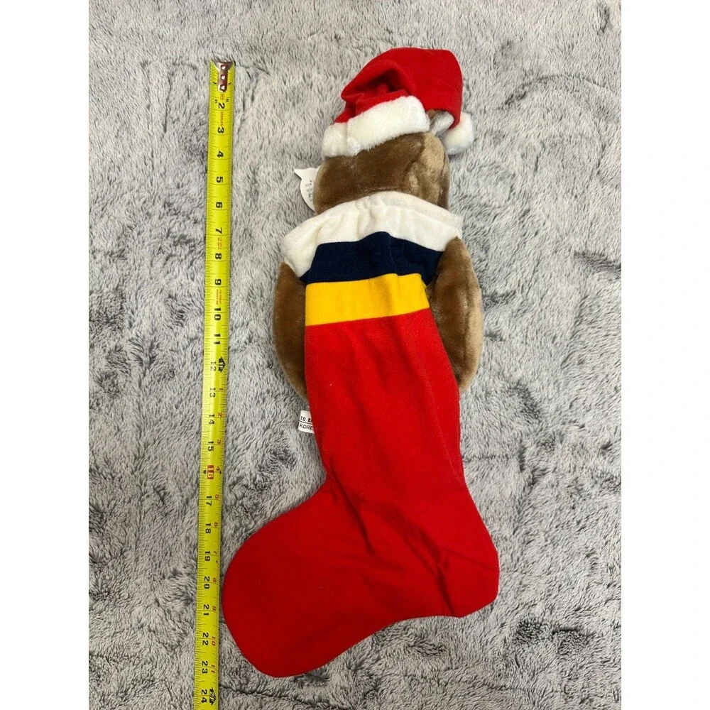 SAMPLE! Vintage 1997 Florida‎ Panthers Stanley Christmas Stocking Plush DADA NFL
